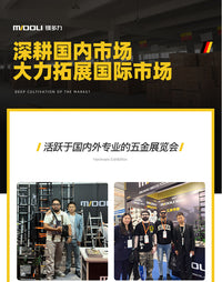 Midoli Aluminum Alloy Multi-Function Folding Ladder, A-Shaped, Telescopic, Portable, 150 kg Capacity