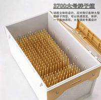 乐鑫跨境新款路亚箱多色3700大号胖子箱模块化收纳深型硬饵箱外贸