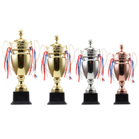 2024 New High-end Metal Trophy Wholesale Award Business Annual Meeting Alloy Trophy Gold-plated Champion Glory