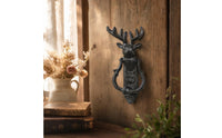 Deer Head Door Knocker Metal Deer Head Knocker Sturdy for Homeowners, Decorators