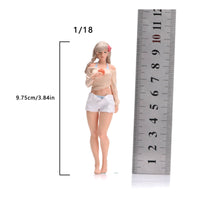Female Figurine Detailed Paint Display Piece Standing Pose