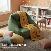 Segmented Single-Person Couch Removable and cleanable Cover for Living Room, Dorm