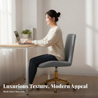 Upholstered Shellspine Caster Chair Nordic design Office Seating for Teens, Women