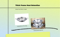 Induction-ready stainless hot pot
