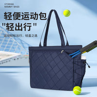 Tennis Tote Bag with Shoe Compartment for 2-4 Rackets