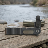 Fly-Fishing Line Compact Folding Line Ribbed Grip for Tackle Box