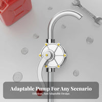 Manual Oil Pump Portable Hand Crank Drum Pump Leak-Proof Seal for Farm, Farmers
