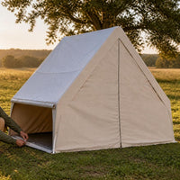 Outdoor Triangle Camping Rainproof Tent Canopy for Dining BBQ Windproof Sunshade