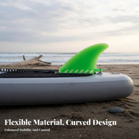 Stand-up Paddleboard Fin Flexible 4.6 Inch Wave-Riding Fin Watersport Accessory Long-Lasting Glass Filled Nylon Good Hold