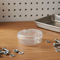 Fruit-Shaped Box Versatile Transparent Box Compact Small Organizer Container for Workbench, Craft Room, Desk Drawer