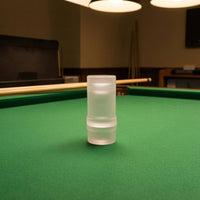 Frosted Billiard Cue Protector Cap Rounded Top Transparent Acrylic Cue Cap Translucent