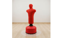 Torso-Form Punching Bag Black Connector Silicone Punching Bag Impact Absorbing Boxing Target