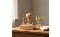 Jellyfish Figurine Minimalist Jellyfish Sculpture Decorative Aquatic Decor for Simplicity Lovers