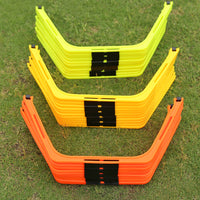 Foldable Hexagonal Training Rings for Soccer, Portable