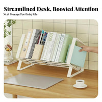 Miniature Adjustable book rack Space-Saving Expandable book holder Adaptable
