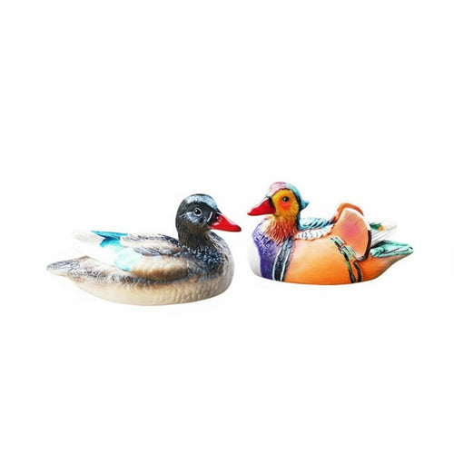 Simulated Waterfowl Couple, Resin Floating Fish Pond, Garden Decor
