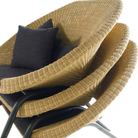Outdoor Rattan Sofa Set with Coffee Table