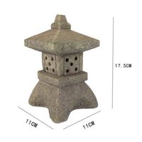 Solar Pagoda Lantern Automatic Lighting Zen Garden Lamp Energy Efficient