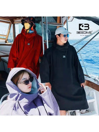 Bestdive潜水斗篷专业游泳防风保暖浴袍子冲浪自由潜水肺冬泳保温