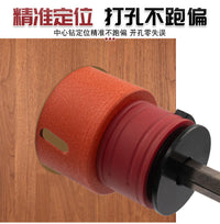 New Quick-Release Hole Saw with Quick-Release Shank for Drywall and Wood Panels with Positioning