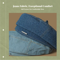 Jean Flat Top Cap, Women's Adjustable Navy Hat