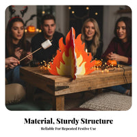 Artificial Fire Decoration Realistic Look Easy to Assemble Artificial Fire Centerpiece for Halloween,Fireplace