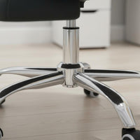 Thickly Padded Reclining Desk Chair Adjustable Backrest Cushioned Computer Chair High Back Office Furniture Ergonomic for Students, Gamers, Dorm Room, Bedroom