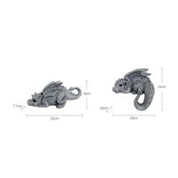 Resin Dragon Figurine Decorative Dragon Statue Good Luck for Garden