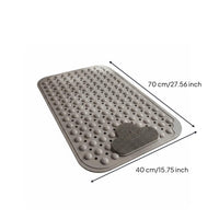 Suction Cup Shower Mat Water Draining Anti Slip Shower Mat Long-Lasting