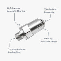 Multi-hole Industrial Air Blow Nozzle, Stainless Steel High Pressure Air Nozzle, Industrial Dust Sup - Image 4