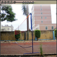 杰灵简易折叠羽毛球网架便携式标准比赛移动网球架柱支架可拆包邮
