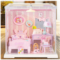 Fun DIY 3D Puzzle with Simulated Lighting for Bedroom and Study Model World Children's Toy