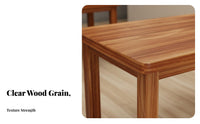 Wooden Eatery Table and Stool Set Long-Lasting Professional Furniture Space-Saving Minimalist Design for Restaurant Owners