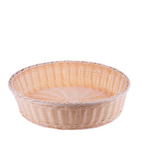 Basket Base Natural Shallow Woven Basket Low-Height for Buffet