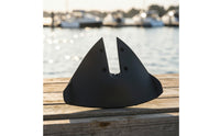 Carbon-Fiber-Style Outboard Hydrofoil Stabilizer Curved Marine Hydrofoil Wing Easy to Install Boat Stabilizer Fin Streamlined