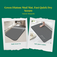 Diatomaceous Earth Bath Mat quick-dry