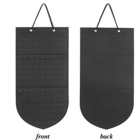 Wall-Mounted Felt Brooch Display Board with Storage Pockets