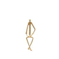 Seated Figure Sculpture Slender Decoration Decorative for Bookshelf, Living Room