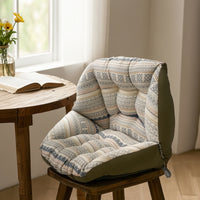 One-Piece Floor Chair Cushion Padded Cushion with Backrest Soft Floor Pillow Comfortable for Reading, Dorm