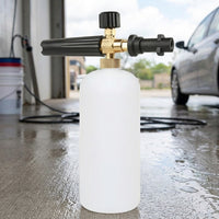Car Wash Foam Sprayer for Efficient Washing and Care, Durable Alloy Foam Lance with Adjustable Soap, 23*13*10cm Bottle