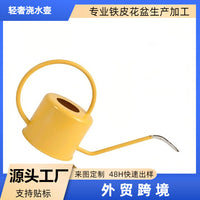 亚马逊热销轻奢创意洒壶园林植物复古不锈钢淋花浇水壶