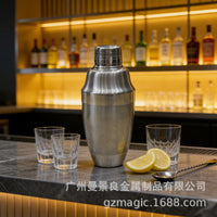 MJL 304 Stainless Steel Boston Shaker Set, 800+600ml, Modern Minimalist