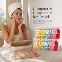 Disposable Super Absorbent Quick Dry Hair Towel Turban for Travel and Bath