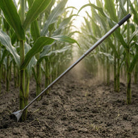 Adjustable Length doubleHead Field Cutter Crescent-Shaped Telescopic Crop Cutter Pointed Blades Corn Cutting Tool Slim Shaft for Farmers