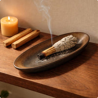 Palo Holy Holder Multi-Use Ash Catcher Tray Heat-Resistant for Mindful Movement