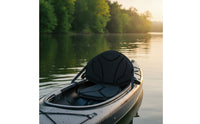 Padded Kayak Seat with Storage Bag Contoured Kayak Seat with Backrest for Fishing