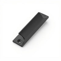 Glass Panel Screen Pull Handle, Aluminum Alloy, Easy Installation, Sliding Door, Drawer, Cabinet, Rust-Resistant, Universal Fit, Matte Black