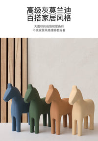 Swedish Dala Horse Wooden Figurine Red Creative Decoration