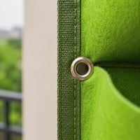 7-Pocket Hanging Planter Rectangular Hanging Pocket Planter Multiple Pockets
