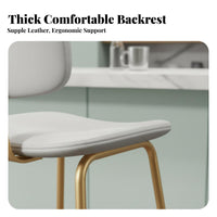 Upholstered Highspine Stool rustic design Bar Chair with spinerest Sturdy Frame for Homeowners, Kitchen